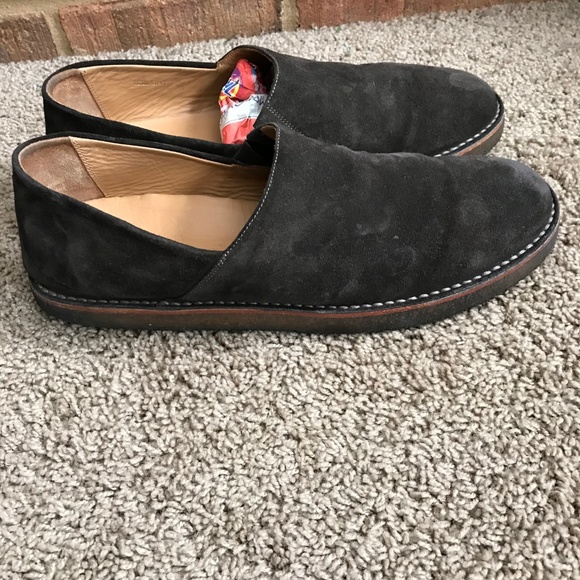 Vince Men\'s Brown Suede Loafers - main image 7
